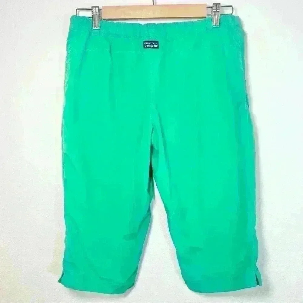 Patagonia Girls Green Bermuda Capri’s Size XXL 16/18 - Picture 4 of 13